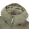 adidas Fleece Letter Hoodie Oversized Long Sleeve Jacket Unisex Jacket Green JL8280