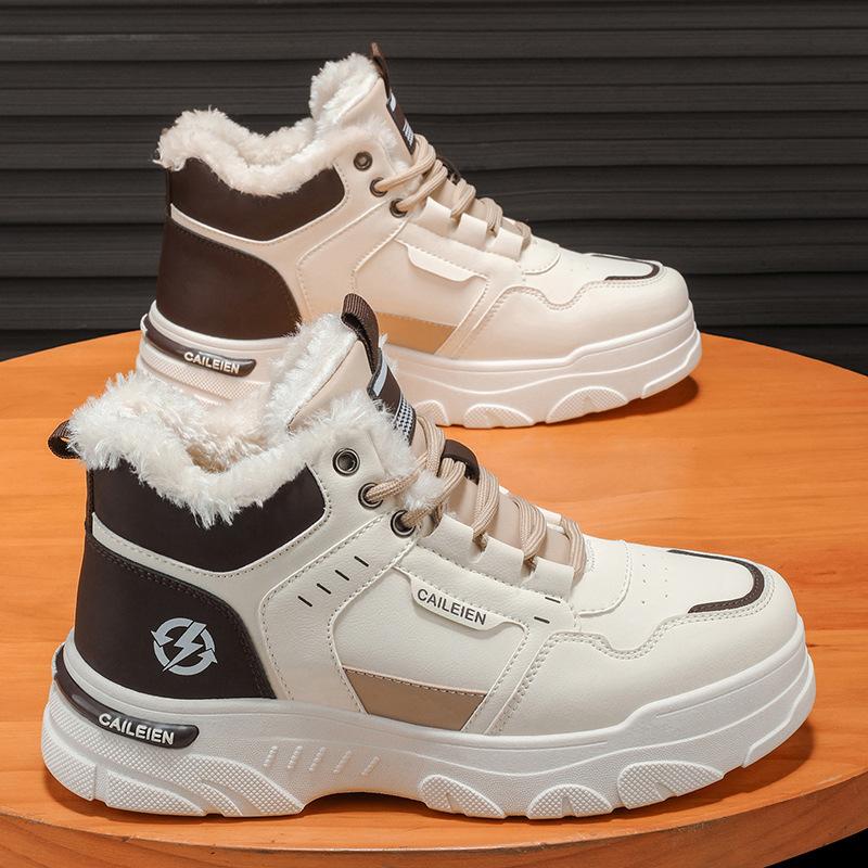 Winter new velvet high-top Martin boots thick-soled thickened warm cotton shoes 39