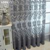 1PC LOZUJOJU Fashionable European Style Tulle Curtains with Hollowed Out Design and Tulle Curtains for Living Room Bedroom Home Decor