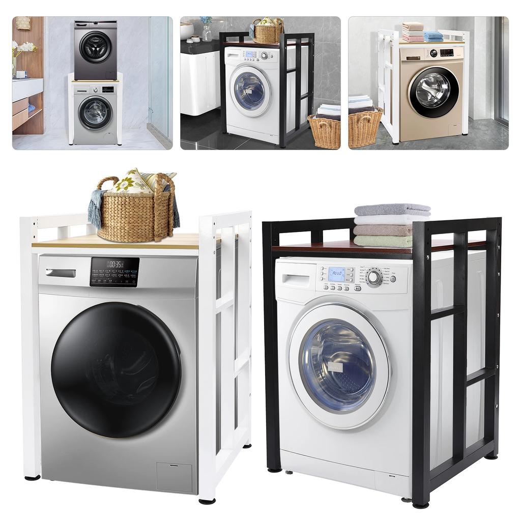 Washer&Dryer Rack, Washer and Dryer Storage Shelf, Adjustable Organizer Rack for Bathroom Load-bearing 190kg