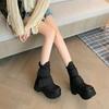 Women's Boots Fashion Platform Boots 2026 Autumn Winter New Style Womens Boot Height Increasing Ankle Boots Botas Invierno Mujer
