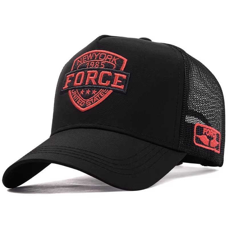 New High Top Hat Men's Summer Sun Protection Baseball Cap Thin Mesh Breathable Baseball Cap Fashionable