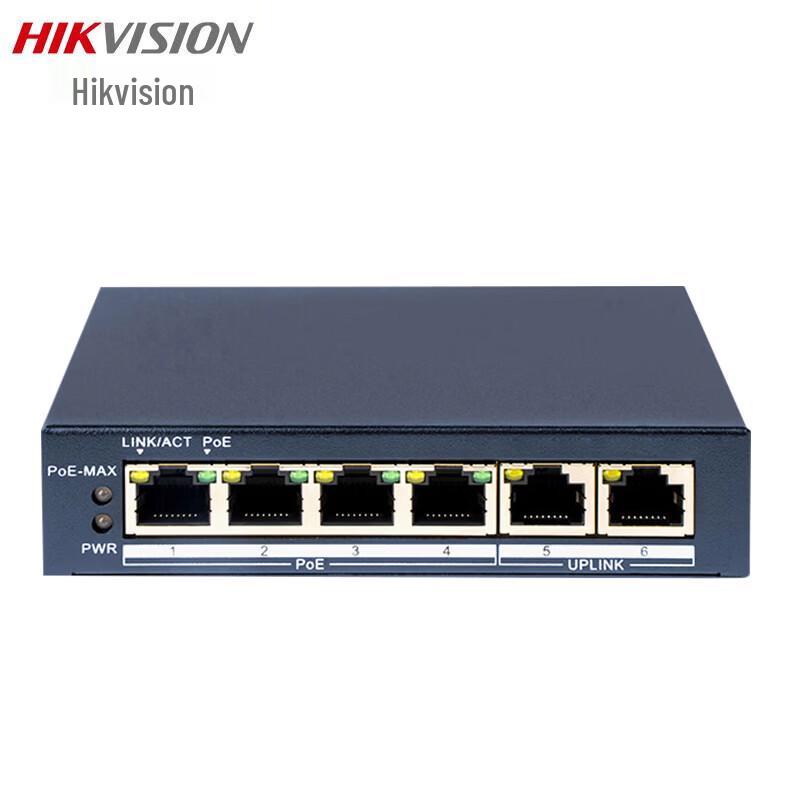 

Hikvision 6-Port Gigabit Managed PoE Switch