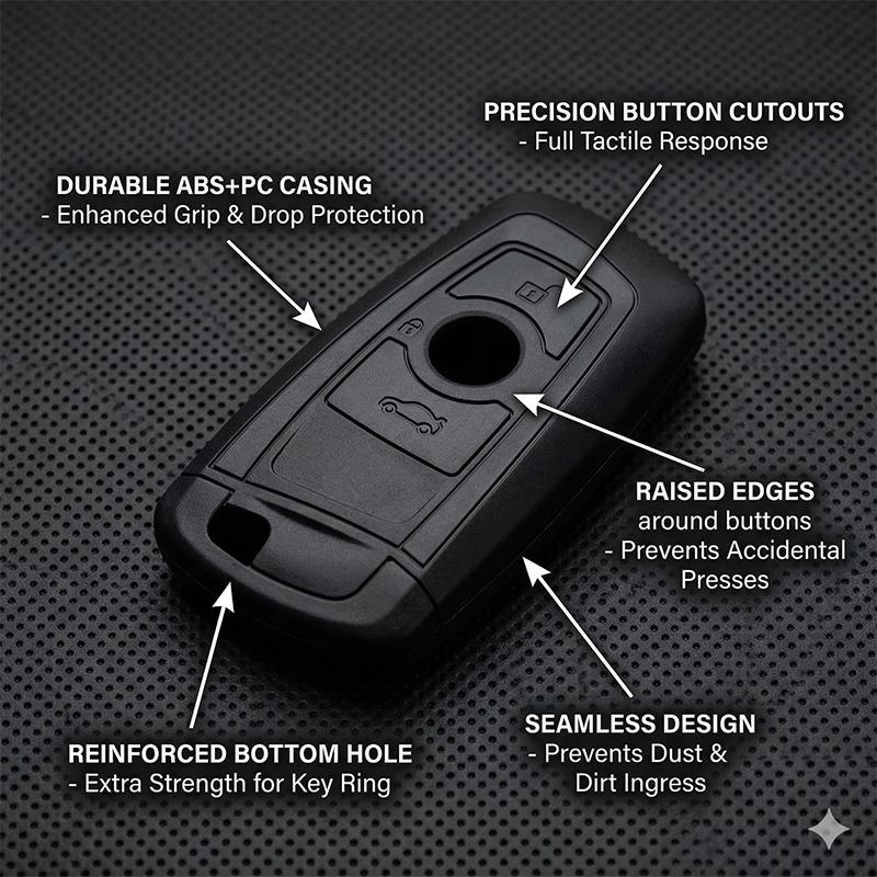 3/4 Buttons Smart Car Key Shell For Bmw 1 3 5 7 Series F10 F20 F30 F40 X3 X4 X5 Remote Fob Case Cover Replacement