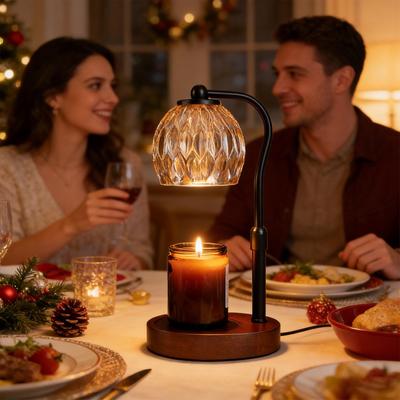 Candle Warmer Light Dimmable Adjustable Height Scented Candle Warmer Lamp Adjustable Height For Living Room Bedroom Office