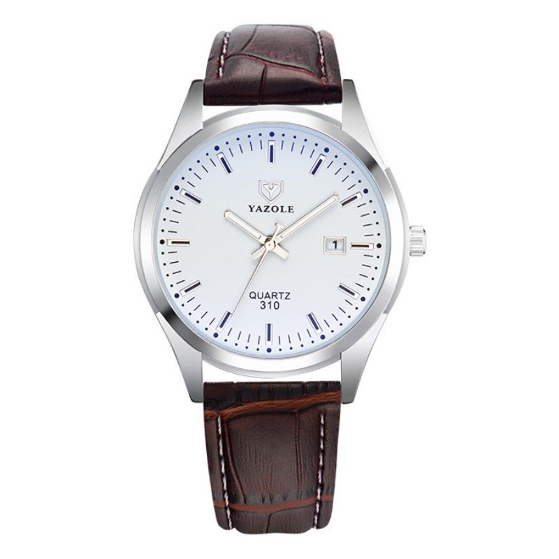 Top Brand New Men's Fashion Quartz Watch Men's Luminous Calendar Business Watch