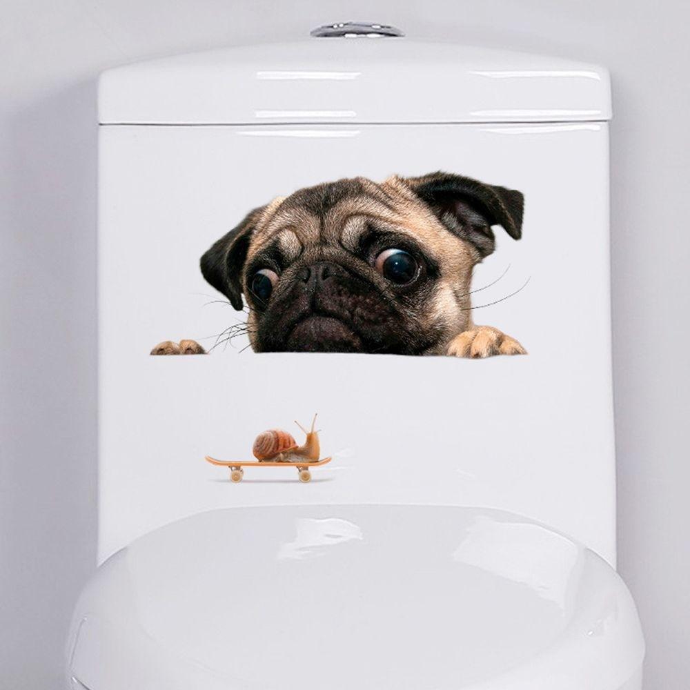 Buy Pug Dog Funny Car Stickers Decal Truck Bumper Window Car Sticker ...