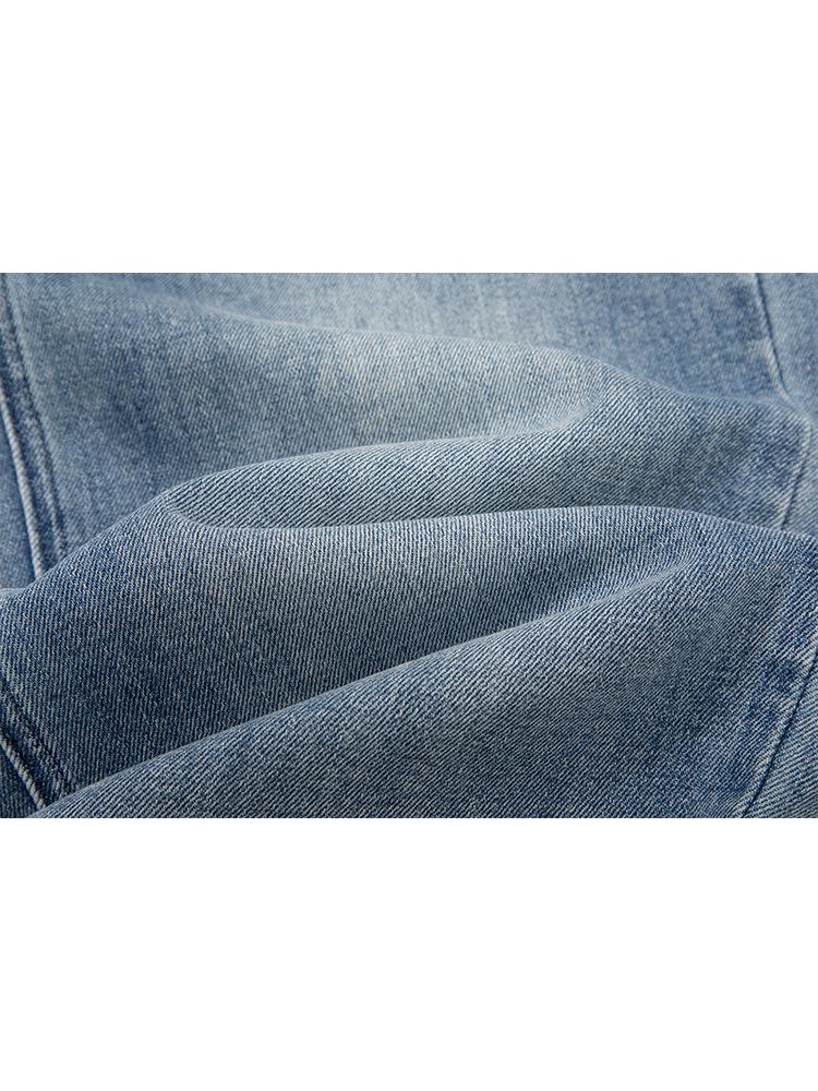 2026 Spring Petite High-Waisted Cropped Grandma Jeans - Slimming, Versatile, Loose Fit Casual Denim Pants