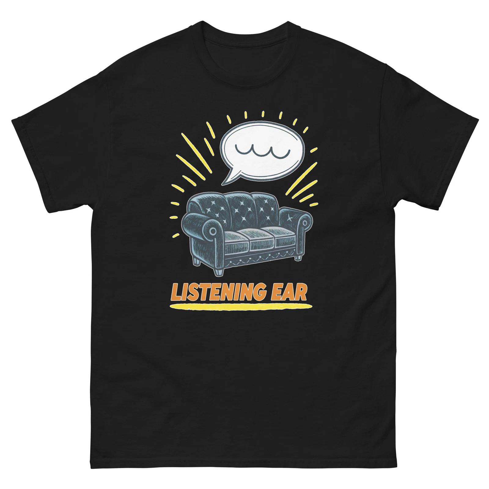 Listening Ear Occupation Job Professional T-Shirt L