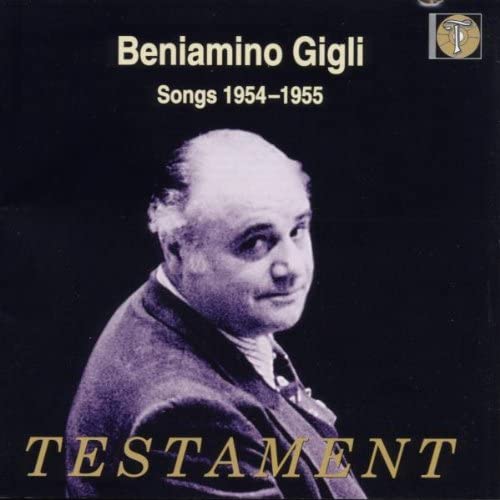 

CD BENIAMINO GIGLI - Songs 1954-55 SBT1165 Japan ObiClassical Used
