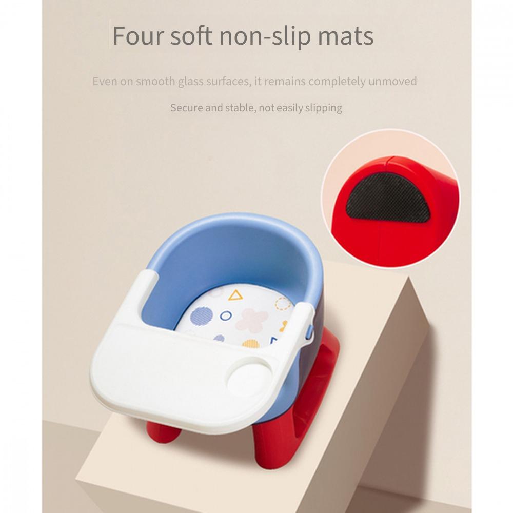 Sedia da pranzo per bambini Rikang, Sgabello cigolante per bambini piccoli con schienale, Sgabello basso da pranzo per bambini, Seduta per l'apprendimento a casa per neonati