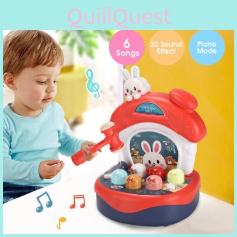 Kinderspielzeug mit mehreren Funktionen Licht und Ton Musik Whack-a-mole-Spiel Eltern-Kind-Interaktion Frühe Bildung