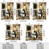 1pc Penguin Coffee Shop Illustrated Shower Curtain Privacy Protection Curtain Shower Curtain Living Room Bathroom Decoration