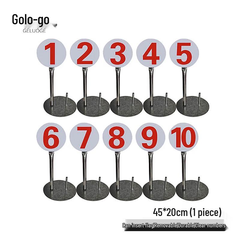 Geloge Venue Number & Target Marker Signs