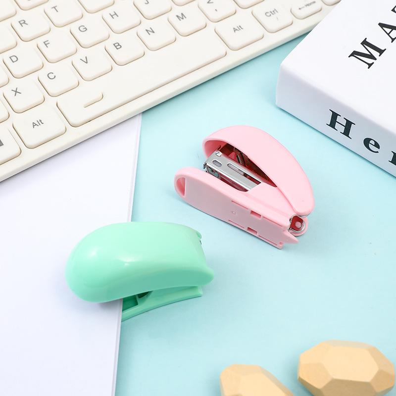 Color No. 12 Mini Handheld Stapler - Student Labor-Saving, Portable and Compact