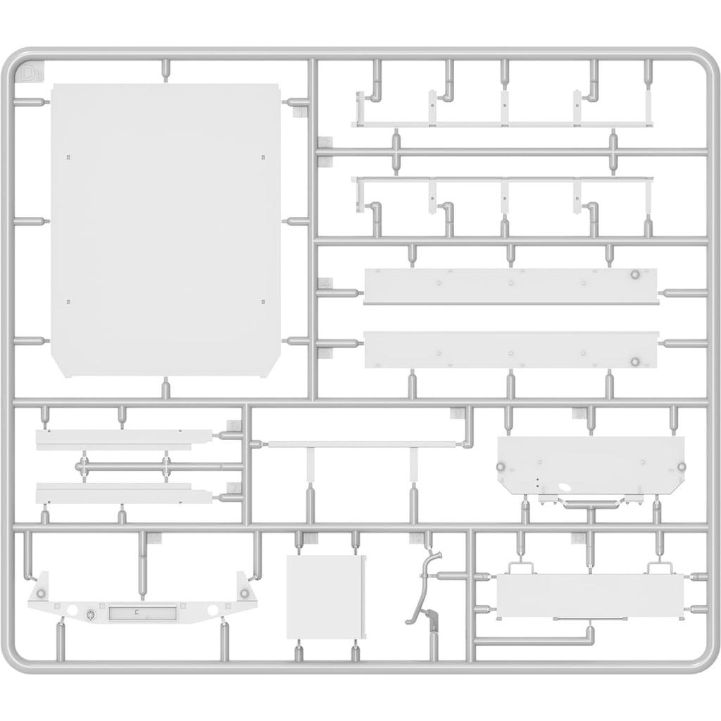 MiniArt 1/35 Scale US Army G7107 1.5t 4x4 Cargo Truck with Metal Cargo and 3 Crew Figures, Plastic Model Kit MA35383