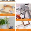 Quick Right Angle Fixing Clip BL-TL247, Multipurpose Stainless Steel 90 Degree Corner Clamp, Right Angle Clamp with Adjustable Swing Corner, For