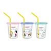 Skater Tumbler with Straw 230ml Set of 3 Made In Japan Snoopy Fun Fun Friends Boys Girls SIH2ST-A