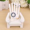 1 pièce Style Méditerranéen Bois mini Chaise de plage Décor Nautique Décoration Bois Décoration Maison accessoire weddi