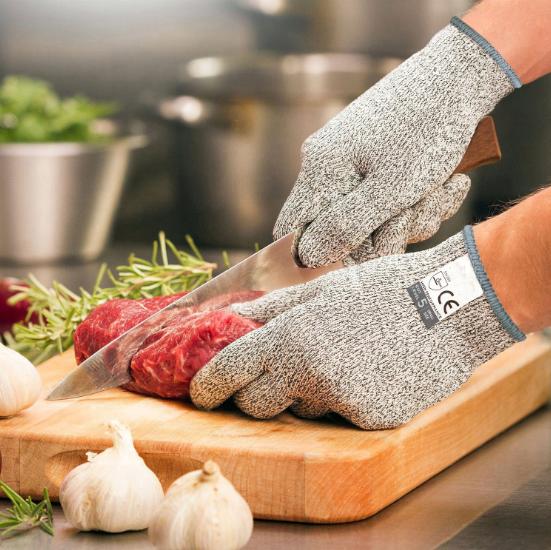 Level 5 Cut Resistant Safety Gloves for Various Activities Meat Cutting Oyster Shucking Carving Wood Working Gardening