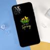 Hello Spring Flowers Phone Case For iPhone 16 Pro Max 16e 12 13 Mini 11 14 15 Pro Max XR 15 16 Plus Cover Shell