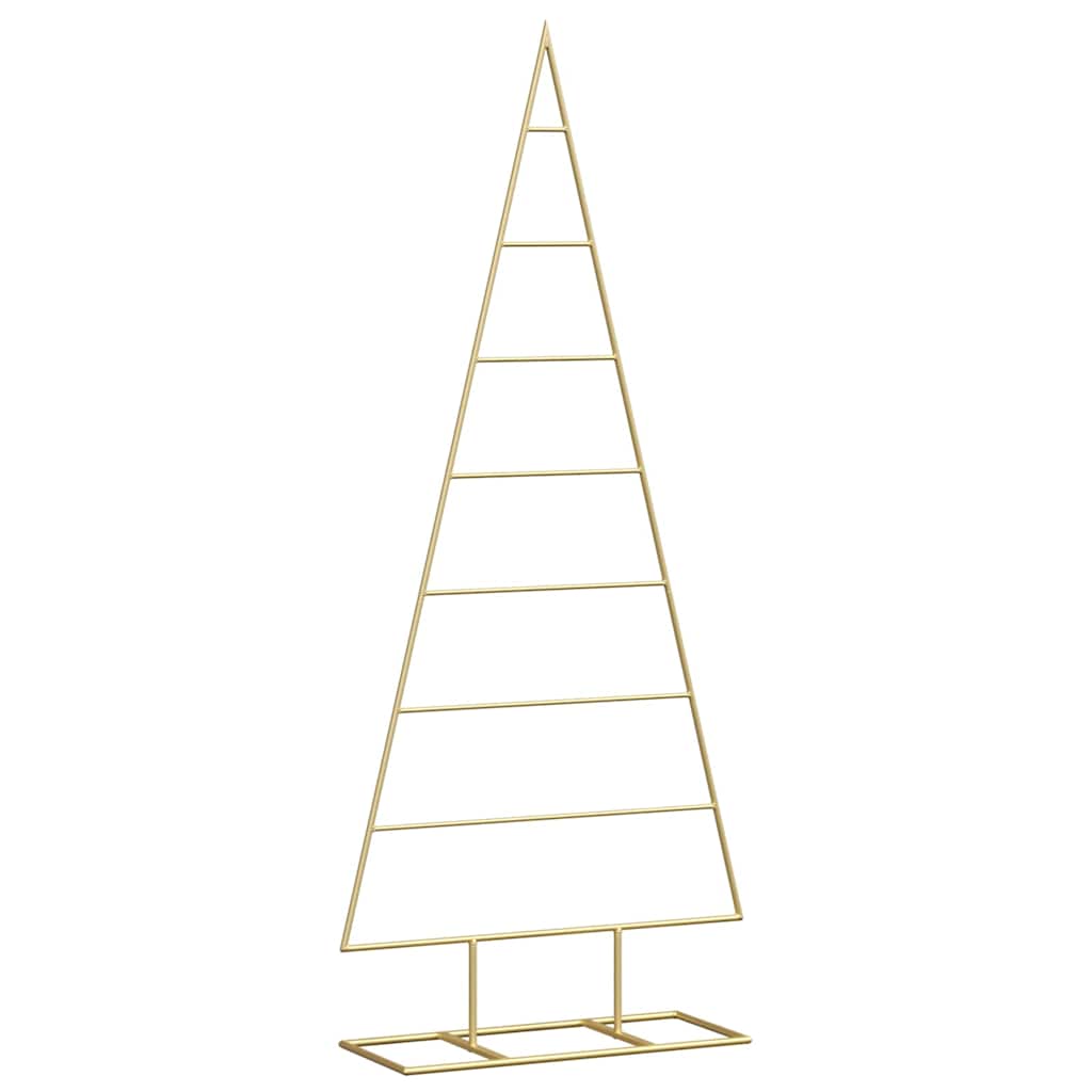Metal Christmas Tree Gold 125 cm Powder Coated Steel