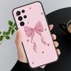 Pink Bow Aesthetic Coequtte Funda Phone Case For Samsung Galaxy S26 S25 S24 S23 S22 Ultra S23 S22 S25 Plus S24 FE S26Edge