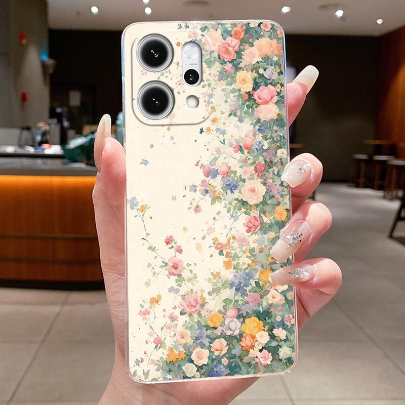 For Oppo Reno 14 Pro 5G 2025 Case Clear Luxury Fashion Butterfly Flowers Soft Slim Shell Casing For Reno14 14Pro Reno14Pro Cover