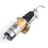 CNSPEED 12V Diesel Engine Part 36607197 Fuel Shutoff Solenoid For Lister Petter LPW LPWS Engine Genset SA-3405-T 1502-12C7U2B2S1