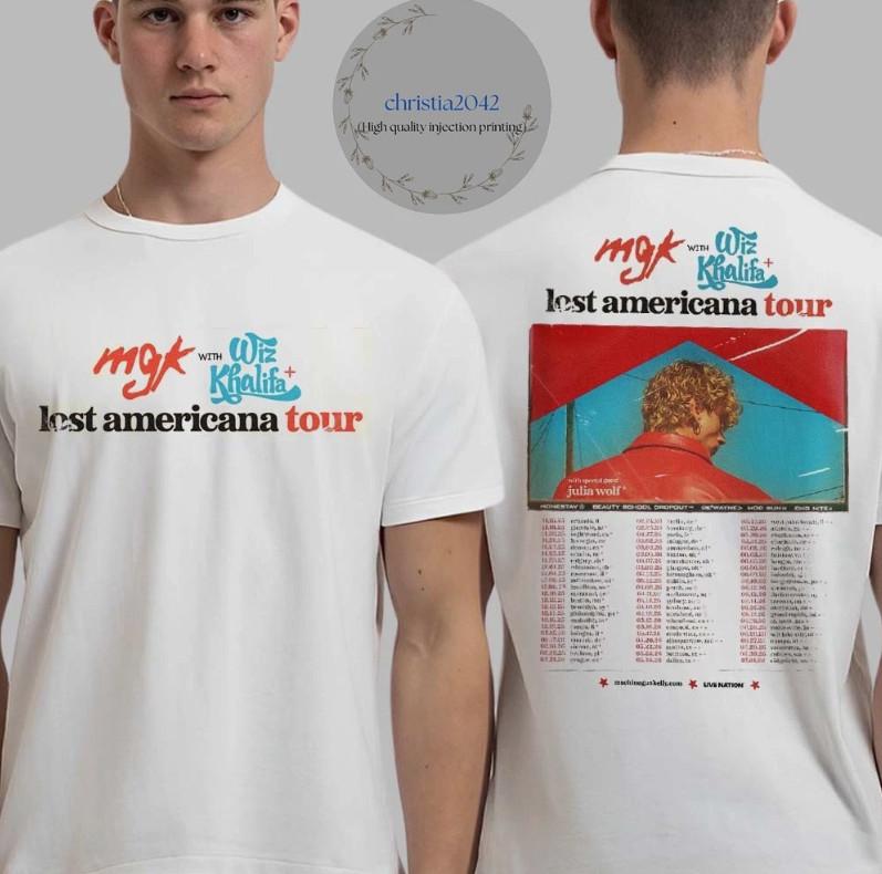 

Machine Gun Kelly The Lost Americana World Tour 2026 Gift Fan Unisex T-shirt Unisex T-Shirt XL