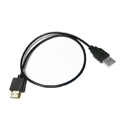 USB 2.0 Powereds HDMIcompatible Power Supply Extender Cable 0.5m for Quick Connectivitys