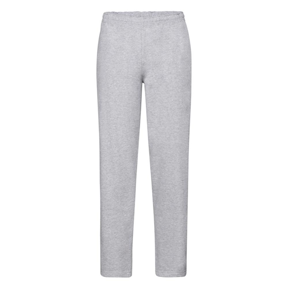 Fruit of the Loom Mens Classic Heather Open Hem Jogging Bottoms