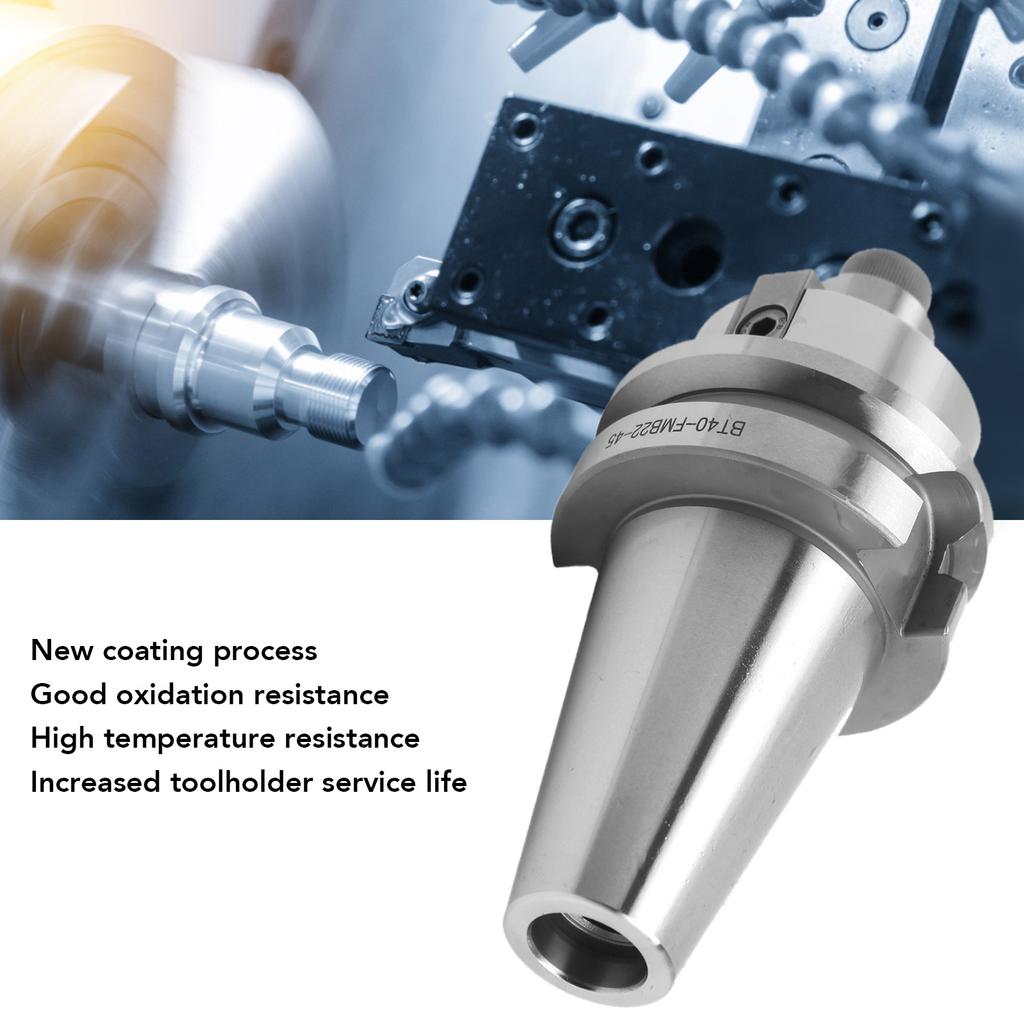 Face Mill Cutter Holder CNC Alloy Steel High Hardness Vibration Resistance Robust Face Mill Arbor