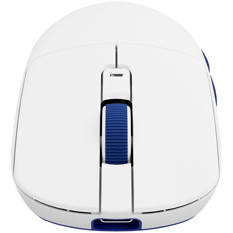 ROYAL KLUDGE M30 White Blue Gaming Mouse PAW 33111K