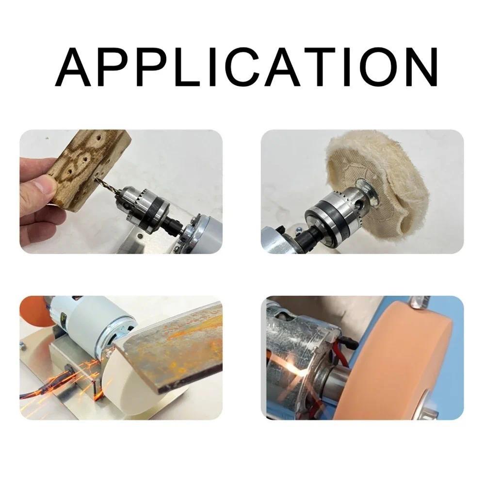 100W Mini Multifunction Electric Grinder Desktop Double Grinding Wheel Machine  Household Polishing Drilling Power Tools