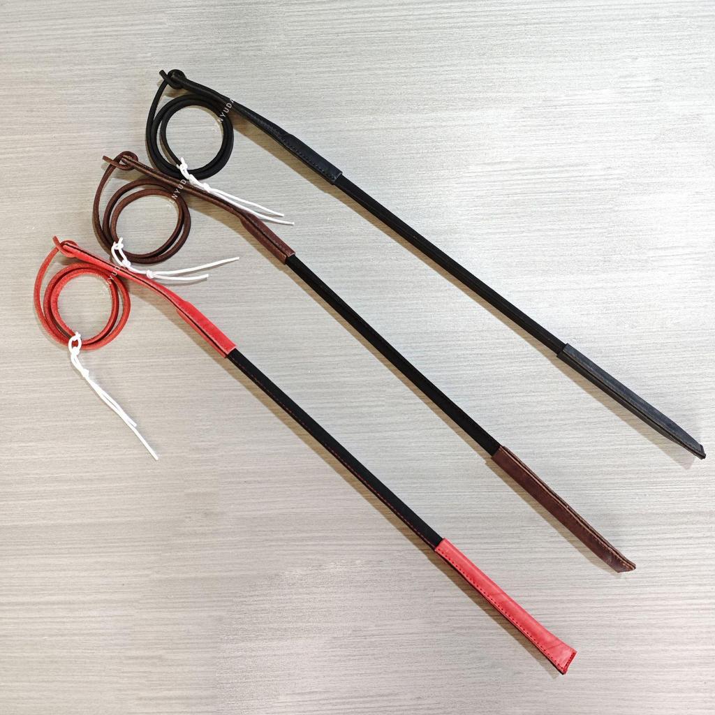 Genuine Leather Suede Dog Training Whip Toy - Tear-Resistant and Interactive