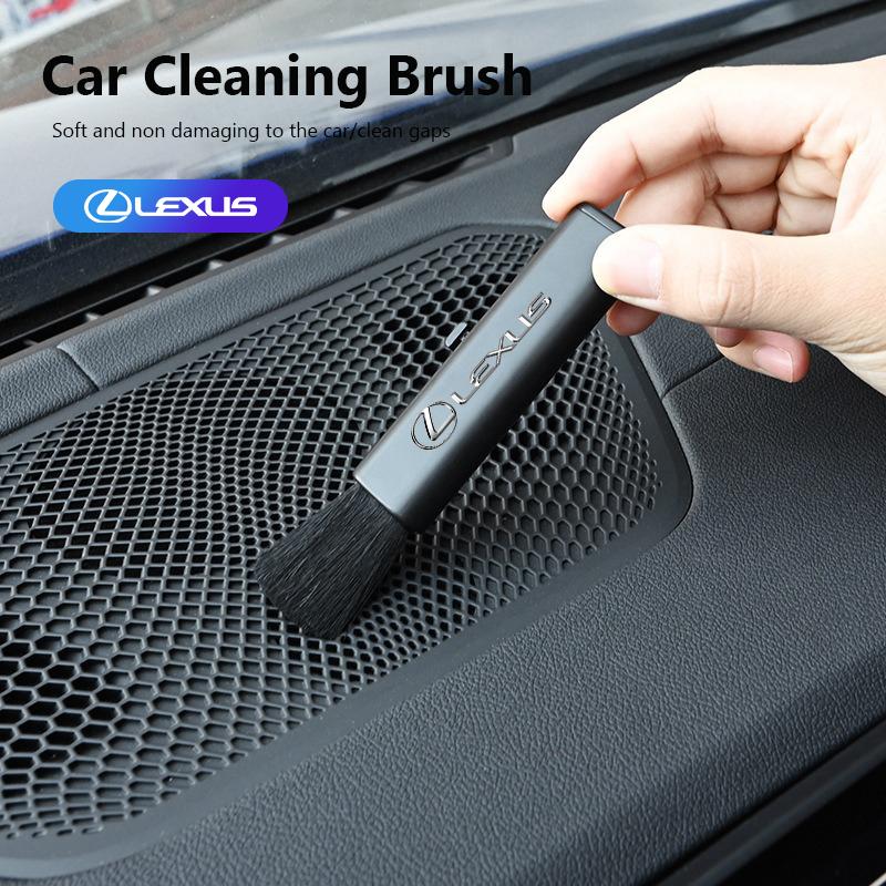 JEQS5 1Pcs Car Interior Dust Sweeping Soft Brush Cleaning Tools For Lexus F SPORT ES RX NX LS UX LM LX GX LC RZ IS CT GS RC HS SC TX L