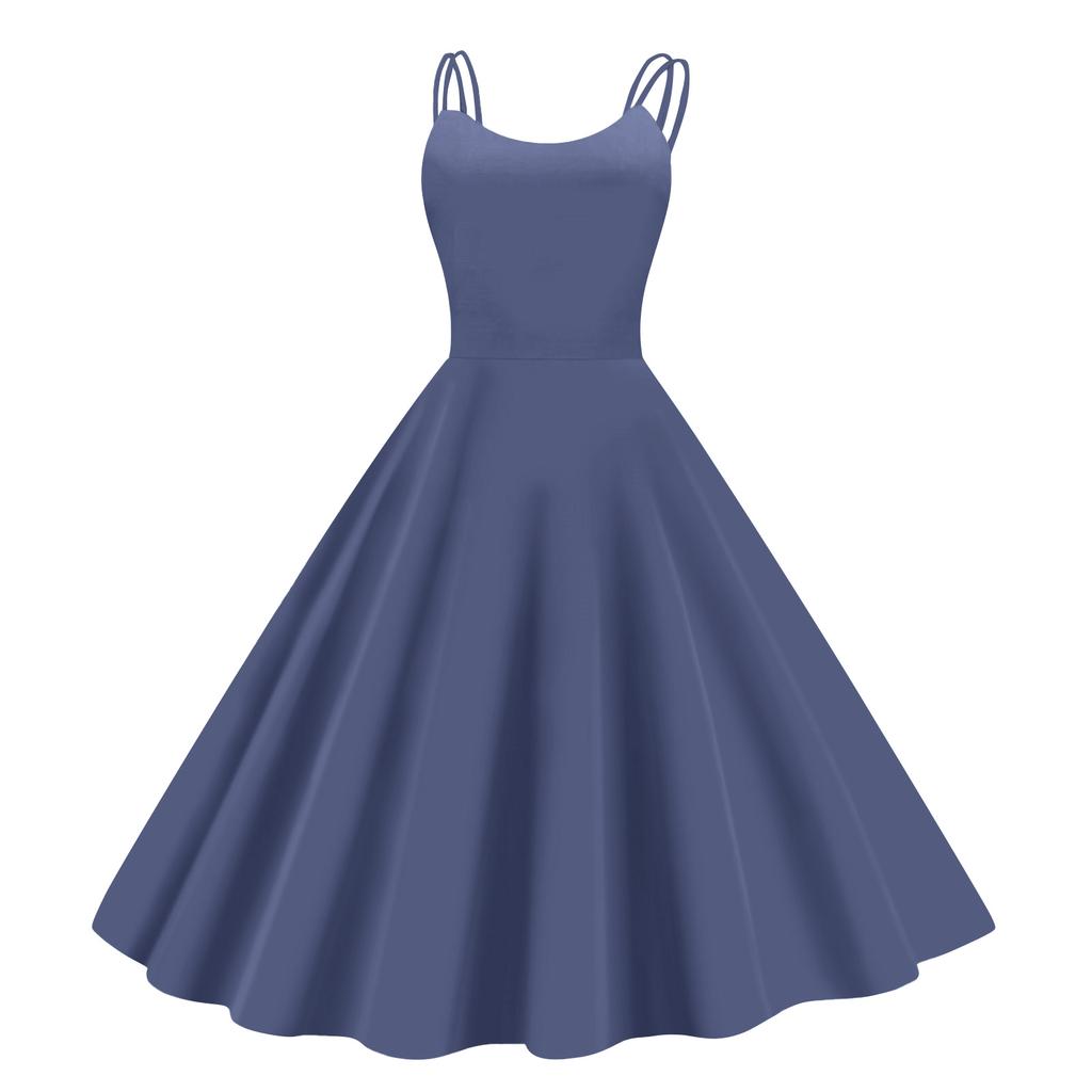 Mote for barn avslappet sexy off-shoulder punk retro kjole