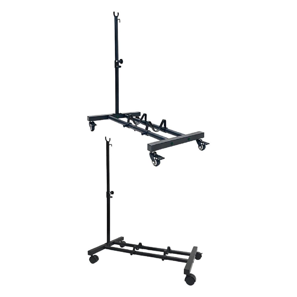 Vertical Bike Stand with Wheels Professional Space Saving Indoor Holder Iron