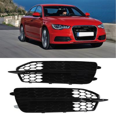 Araba Dış Sol Sağ Ön Tampon Izgara Sis Lambası Alt Izgara Lamba Çerçevesi Kapağı 4G0807681D 4G0807682D için Uyumlu
