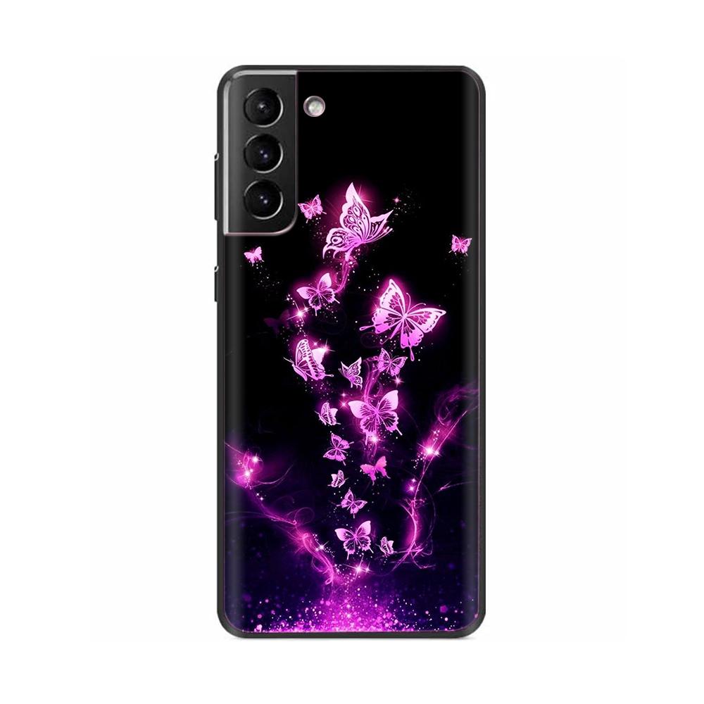 For Samsung S22 Ultra Phone Case Cute Panda Funda For Samsung Galaxy S22 Plus S 22 Ultra Cover Liquid Silicone Protective Coque
