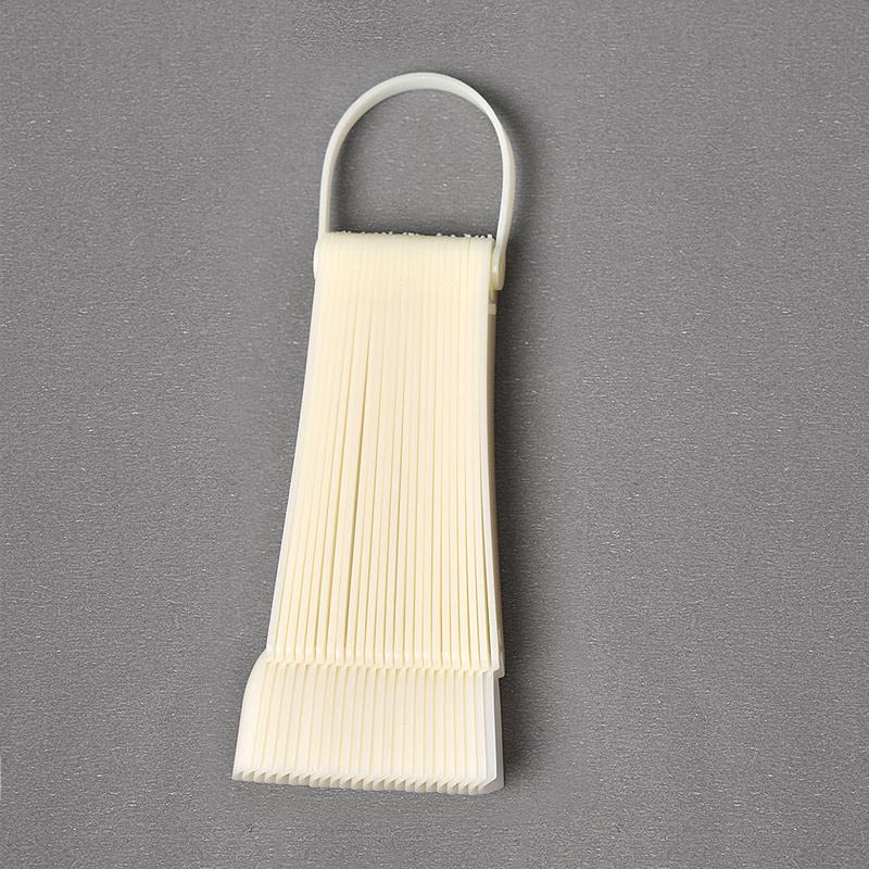 

KADS 32 шт. накладные кончики ногтей прозрачный белый веер для практики дизайна ногтей