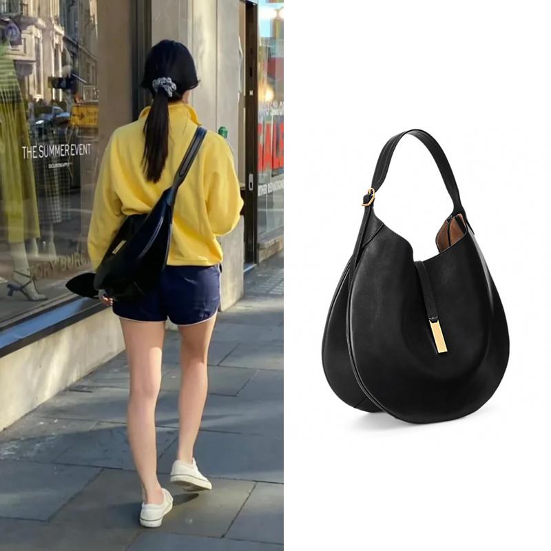 Fashion Ruched Hobos Bag for Women Luxury Designer Soft Plutonium Leather Shoulder Crossbody Bags Simply Tote Bag