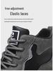 Men's Winter Fur-Lined High-Top Cotton Shoes: Thick Sole, Warm Velvet, Non-Slip Casual Sports Footwear.