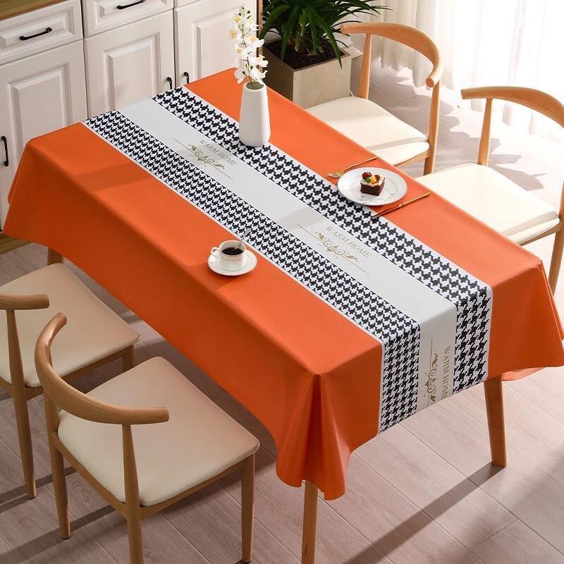 Waterproof Easy-Clean Plastic Tablecloth