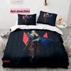 Gaming Valorant Beding Set Single Twin Ful Quen King-Sized Dimensionsd Dimensions Bed Linen Set Aldult Kid Bedrom Duvetcover Sets 3D Print Anime 039