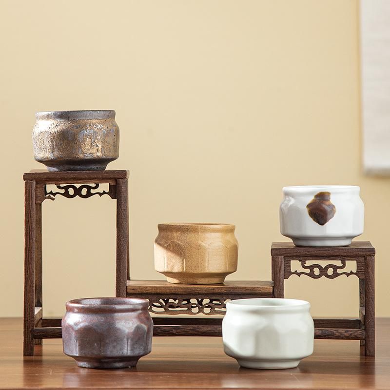 Japanese-style Tea Cup Master Cup Tea Set Ceramic Cup Kiln Change Teacup Mug Gift Box Gift