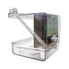 Routine Indoor Bird Feeder Bath Box with Cage Mounted Form, Viewable Housing and Service Tray for Pet Birds Indoors