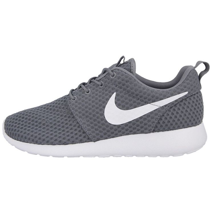 Nike Roshe Run Breeze Kjølig Grå Herre Sneakers Hvit 718552-010