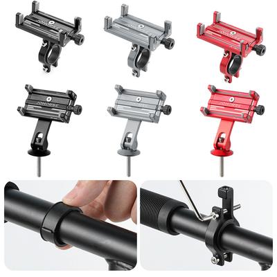 Bike Phone Holder Quick Attach/Detach Bicycle Mount Phone Holder Universal Bike Cycling Phone Clamp for 22.83 To 34.64 In Phone